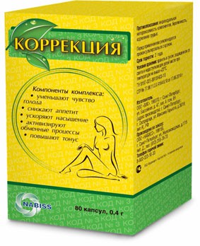 КОРРЕКЦИЯ КАПС. 0,4Г №80 (БАД) - Узловая